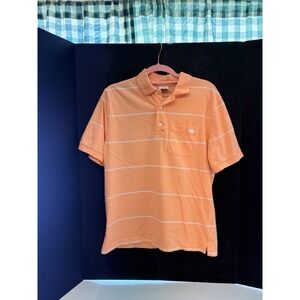 Brooks Brothers Polo Shirt Men S Yellow Striped Collared Preppy Y2K‎ Classic